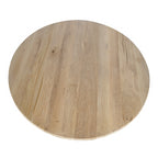 Eiken eettafel Ferris | Rond 110 cm | Naturel