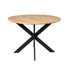 Eiken eettafel Ferris | Rond 110 cm | Naturel