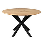 Eiken eettafel Ferris | Rond 130 cm | Naturel
