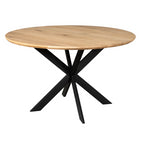 Eiken eettafel Ferris | Rond 130 cm | Naturel