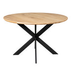 Eiken eettafel Ferris | Rond 130 cm | Naturel