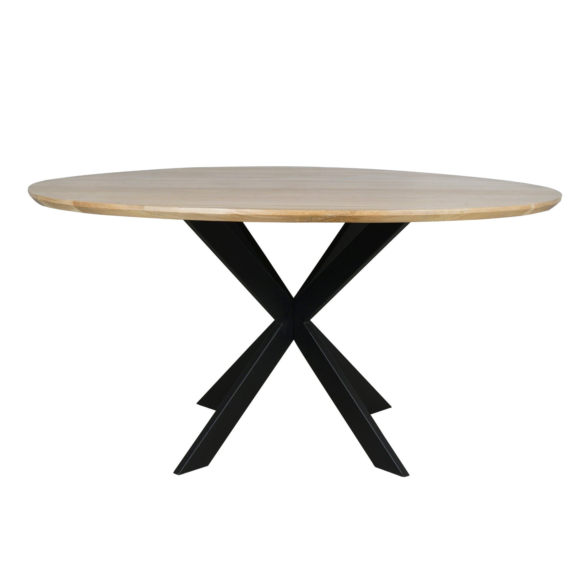 Eiken eettafel Ferris | Rond 150 cm | Naturel
