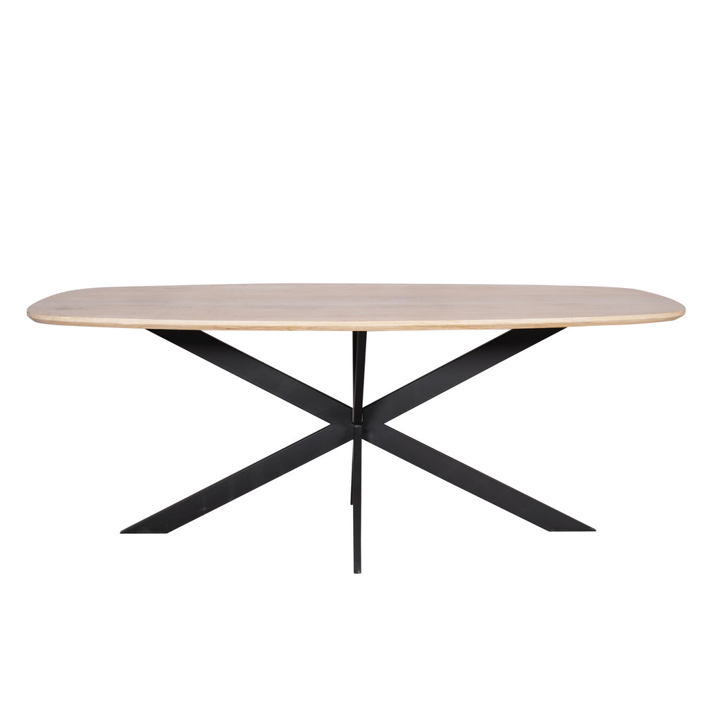 Eiken eettafel Ferris | Deens Ovaal 200 cm | Naturel