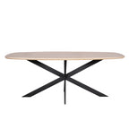 Eiken eettafel Ferris | Deens Ovaal 200 cm | Naturel