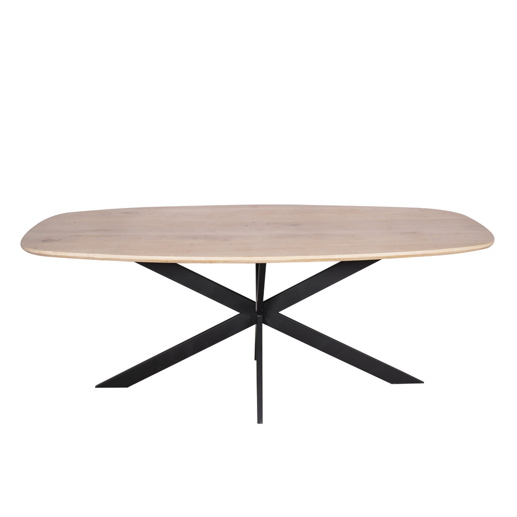 Eiken eettafel Ferris | Deens Ovaal 200 cm | Naturel