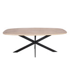 Eiken eettafel Ferris | Deens Ovaal 200 cm | Naturel