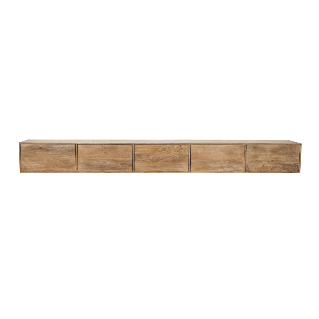 Zwevend tv-meubel Vision Naturel | 280 cm