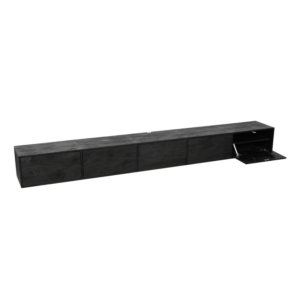 Zwevend tv-meubel Vision Naturel | 280 cm