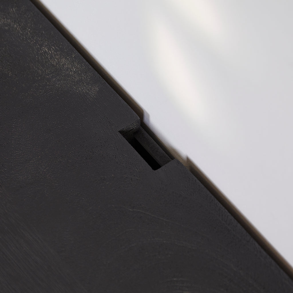 Zwevend Tv-meubel Vision Black | 280 cm