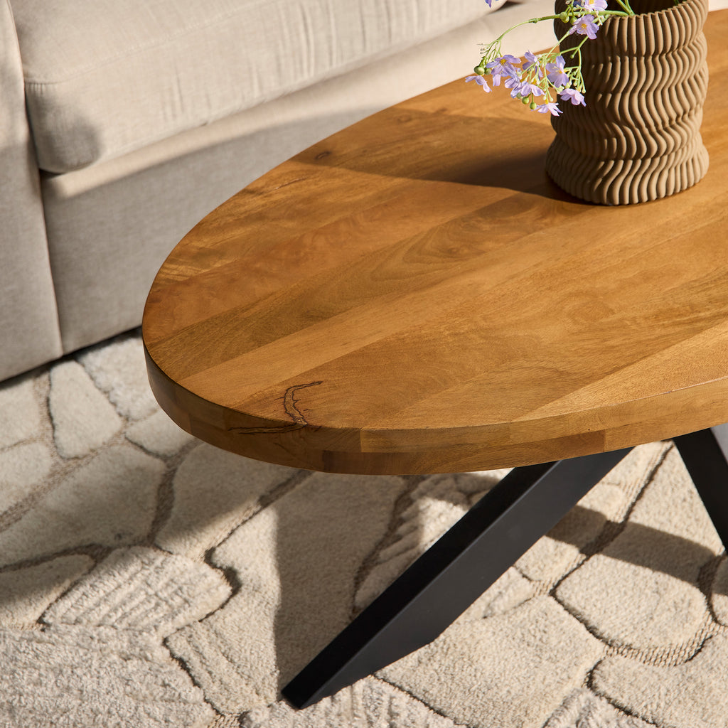 Salontafel Denver | 130 cm | Ovaal