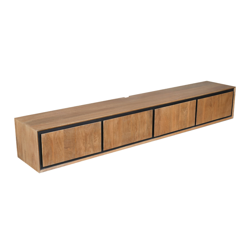 Zwevend tv-meubel RichWood | 200 cm