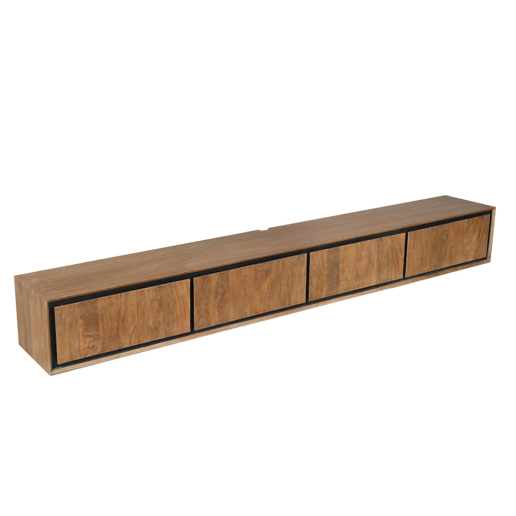 Zwevend tv-meubel RichWood | 240 cm