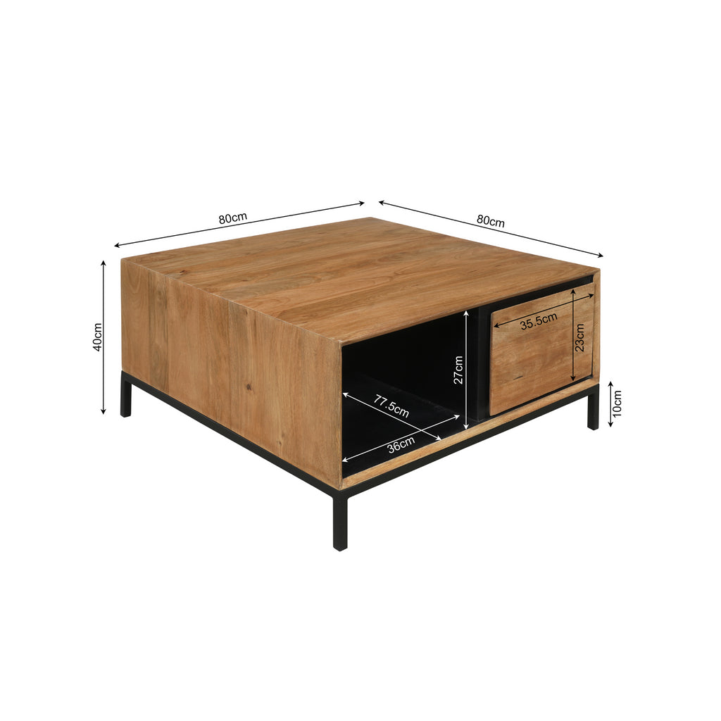 Salontafel RichWood | 80 cm