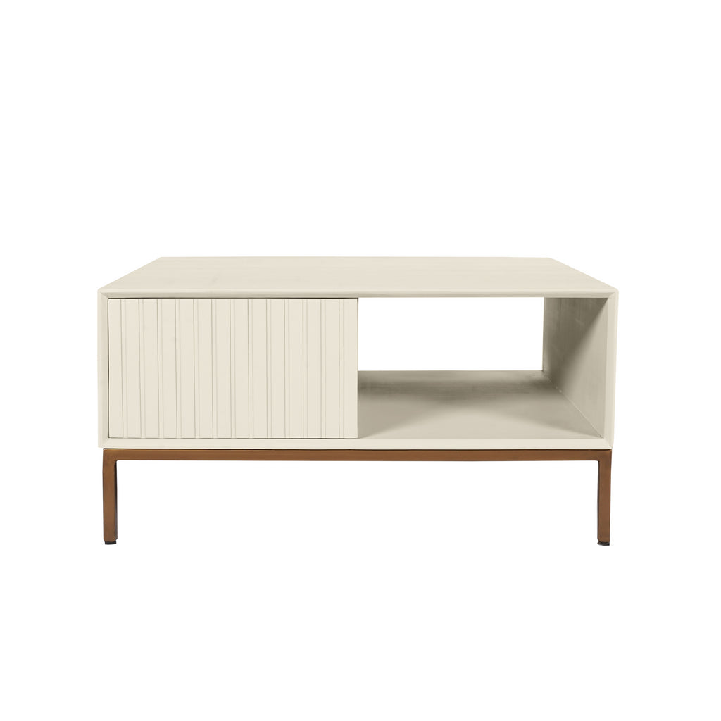Salontafel Madison Zand | 80 cm | Vierkant