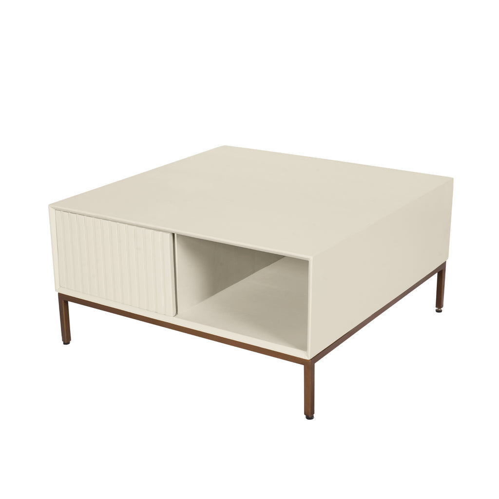 Salontafel Madison Zand | 80 cm | Vierkant