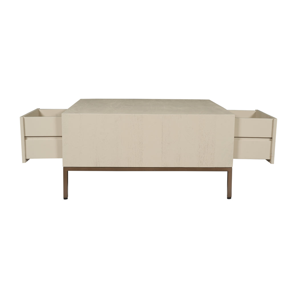 Salontafel Madison Zand | 80 cm | Vierkant