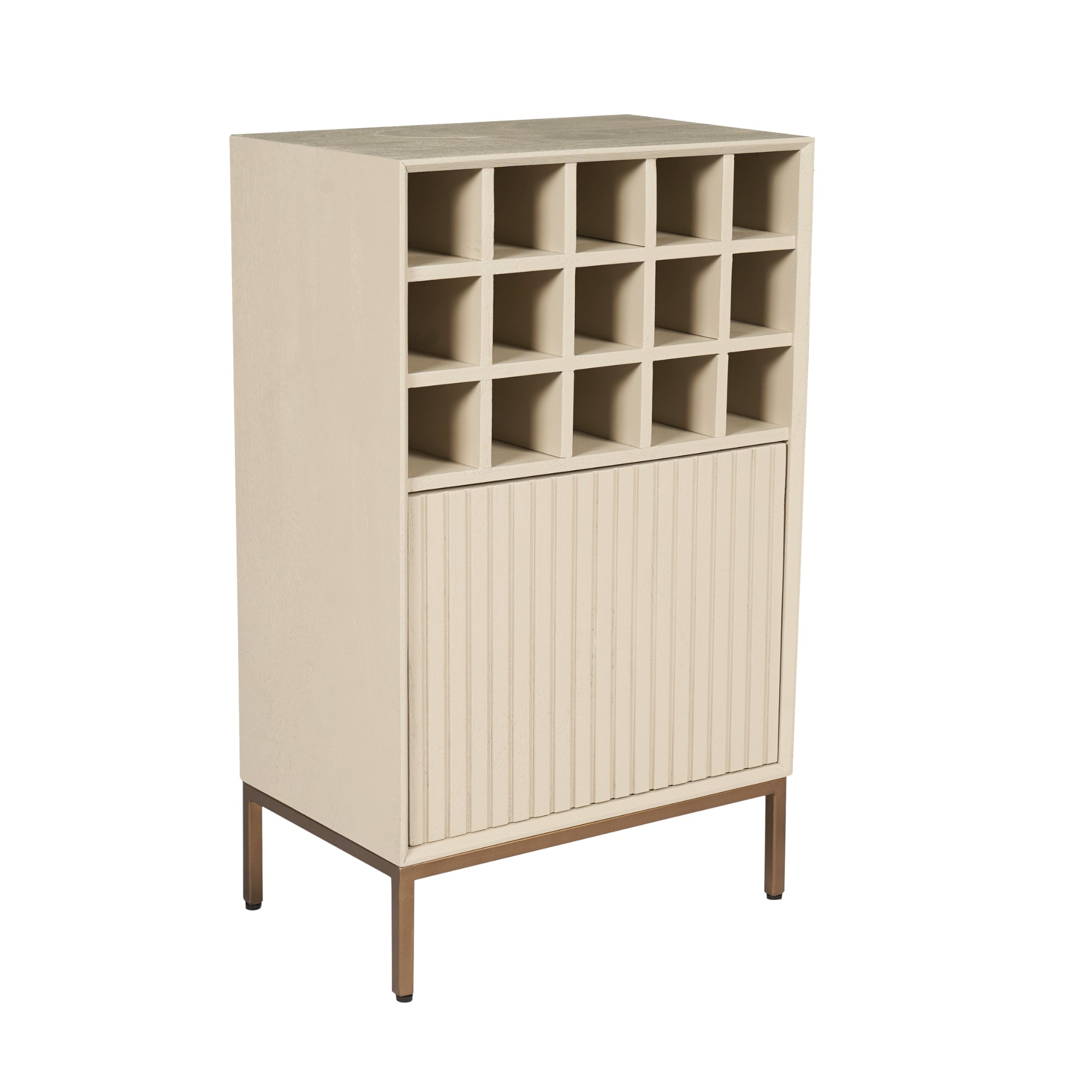 Wijnkast Madison Zand | 55 cm