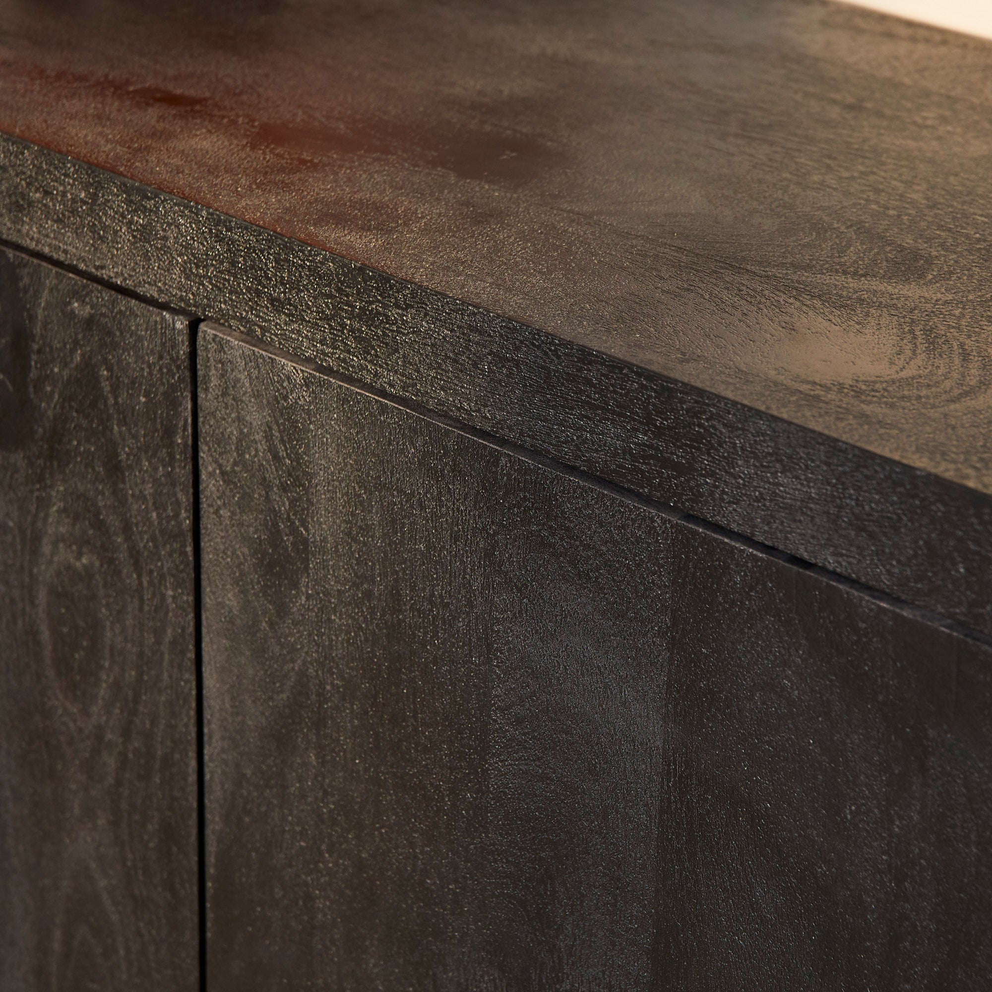 Dressoir Brussel Zwart 3 deuren | 150 cm