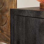 Dressoir Brussel Zwart 3 deuren | 150 cm