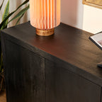 Dressoir Brussel Zwart 4 deuren | 200 cm