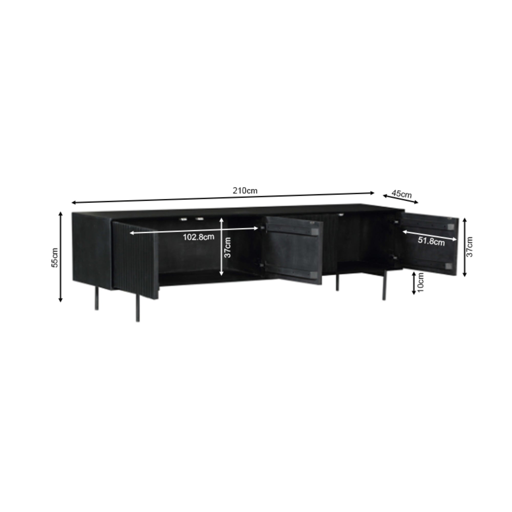 Tv-meubel Madison | 210 cm