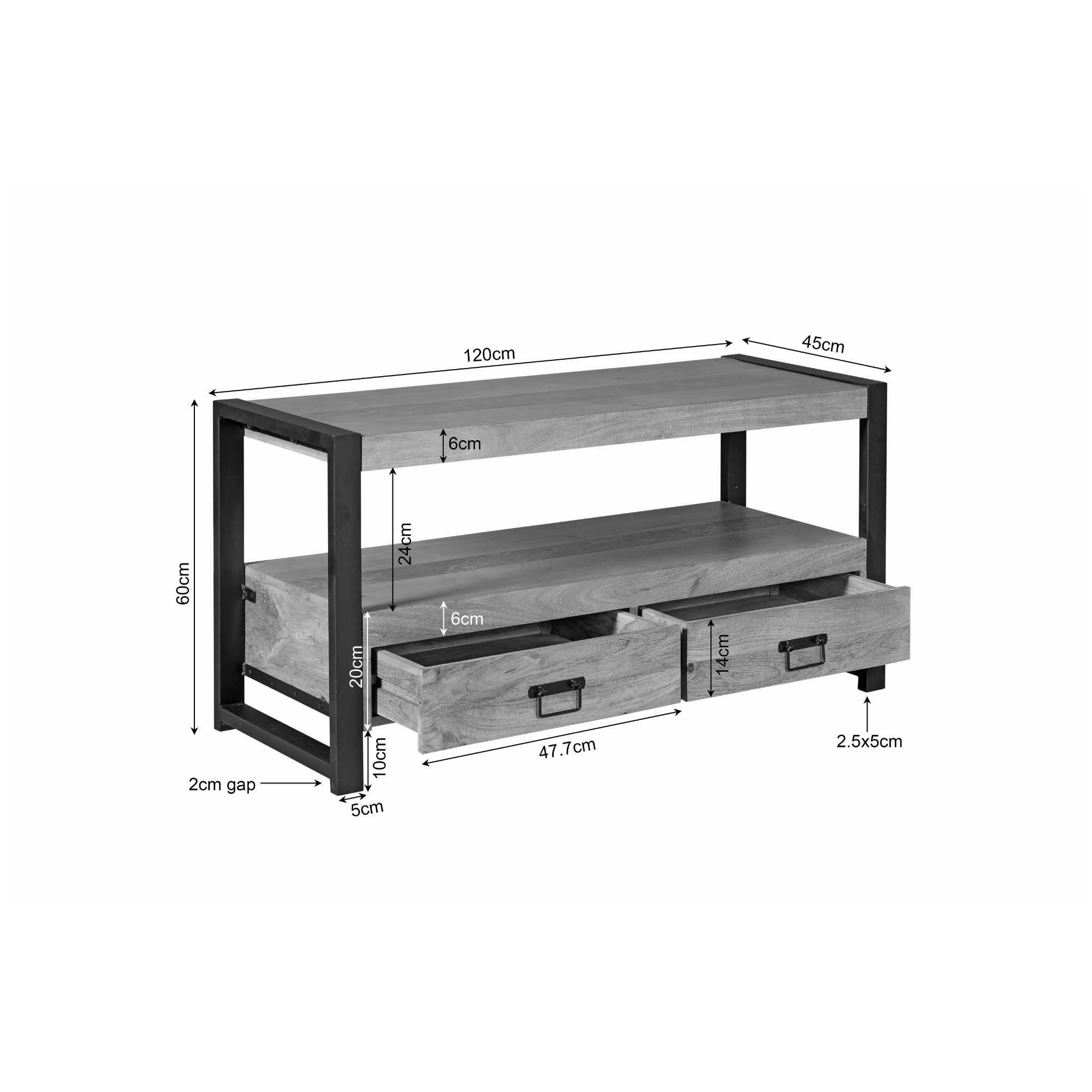 Tv-meubel Boaz | 120 cm