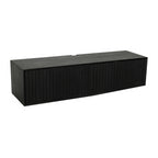 Zwevend tv-meubel Madison Zwart | 120 cm
