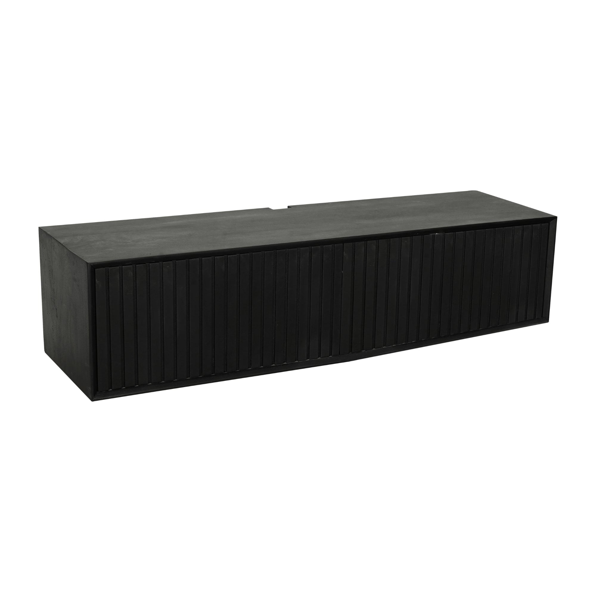 Zwevend tv-meubel Madison Zwart | 120 cm