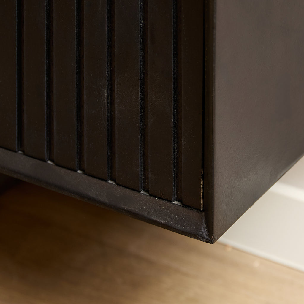 Zwevend tv-meubel Madison Zwart | 200 cm