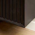 Zwevend tv-meubel Madison Zwart | 200 cm