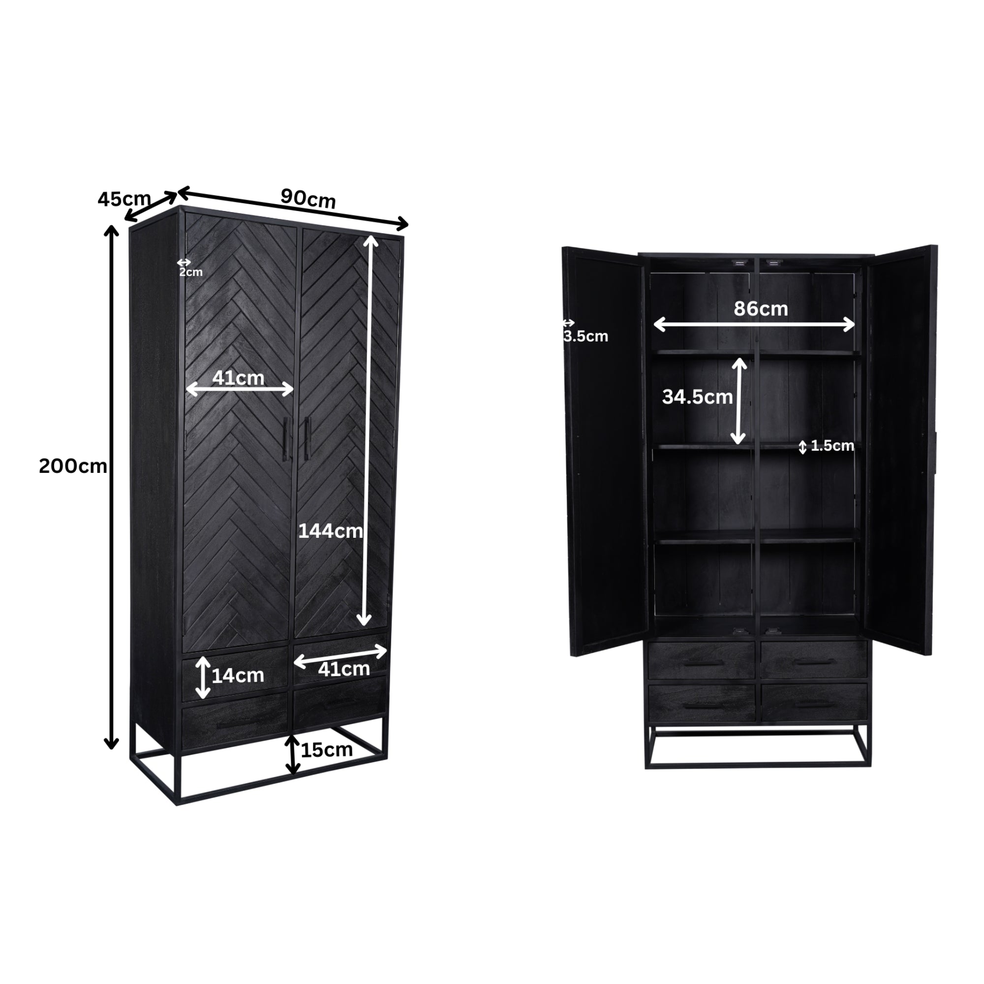 Kast New York | 90 cm