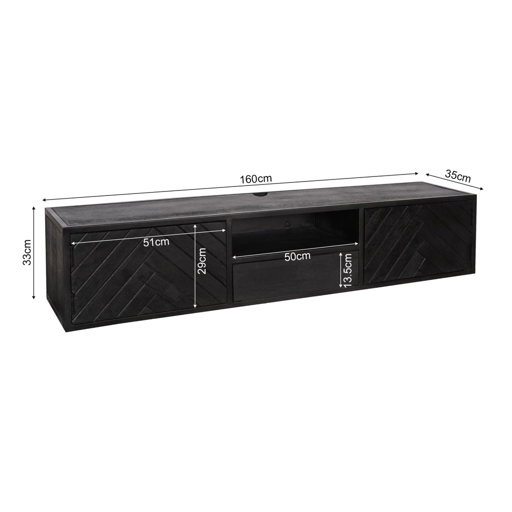Zwevend tv-meubel New York | 160 cm