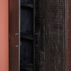 Kast Denver Zwart | Mangohout en staal | 90 cm