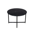 Salontafel Collin | Zwart marmer 75 cm