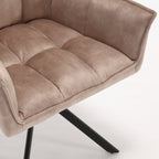 Eetkamerstoel Dani | Velvet Beige (set van 2)
