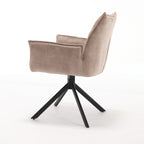 Eetkamerstoel Dani | Velvet Beige (set van 2)