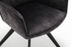Eetkamerstoel Nova | Antraciet (set van 2)