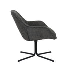 Fauteuil Mila | Donkergrijs