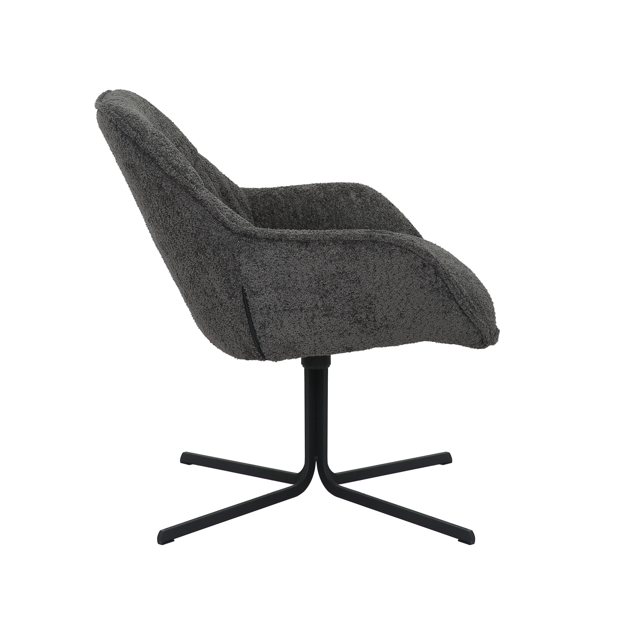 Fauteuil Mila | Donkergrijs