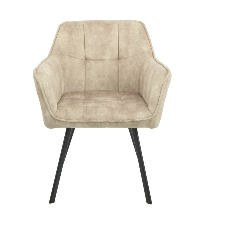 Eetkamerstoel Emma | Velvet Taupe (set van 2)