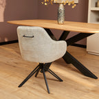 Eetkamerstoel Jens | Beige (set van 2)