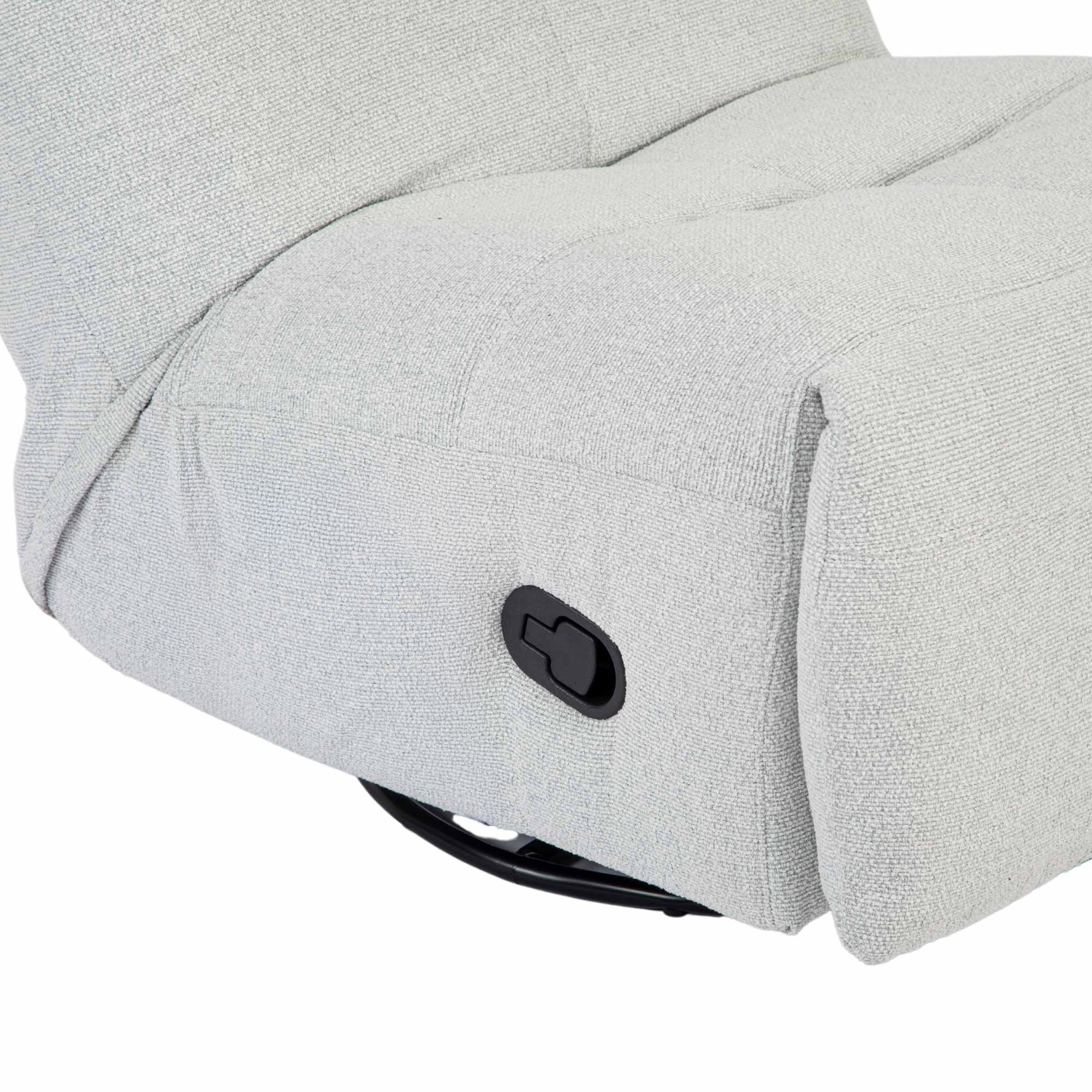 Ligfauteuil Lazy | Lichtgrijs