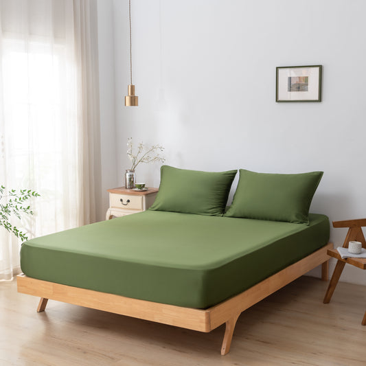 Hoeslaken (Topdekmatras) - Deep Moss - Premium