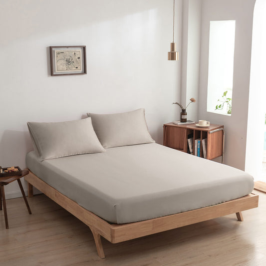 Hoeslaken (Topdekmatras) - Soft Taupe - Premium