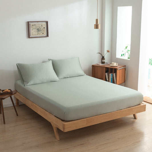 Hoeslaken (Topdekmatras) - Sage Green - Premium