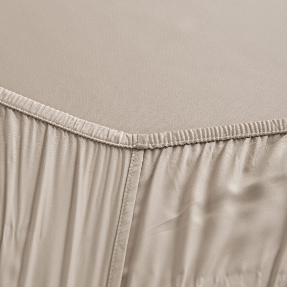 Hoeslaken (Topdekmatras) - Soft Taupe - Premium