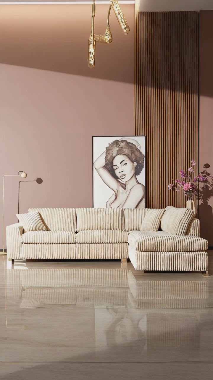 Video for MySofa hoekbank Teddy | 5 jaar garantie | 2,5 zits + Divan Rechts