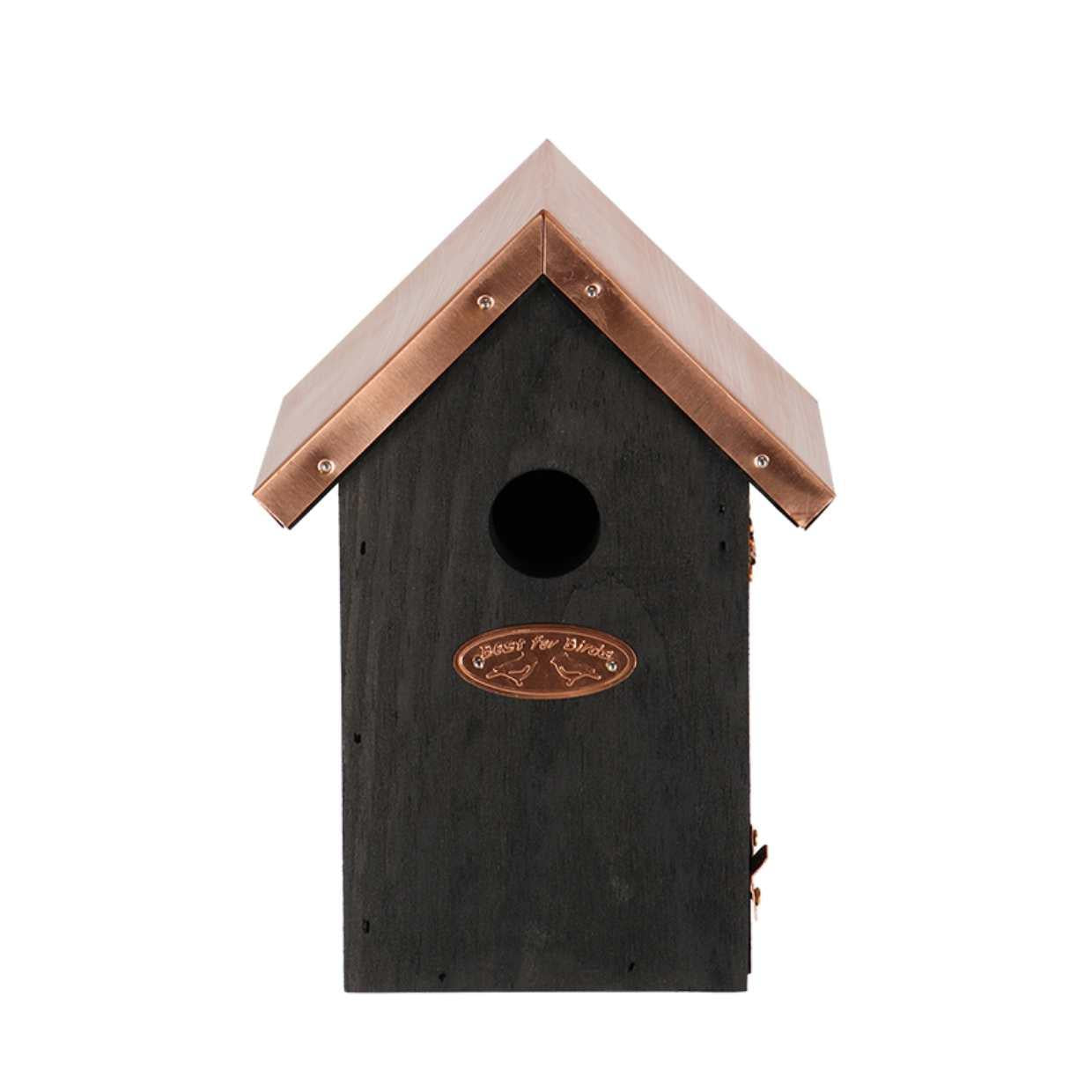 Birdhouse Wren - Nesting Box Black Copper