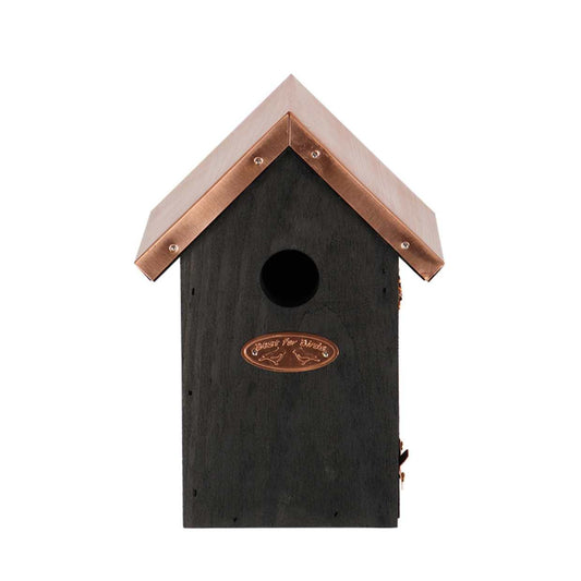 Birdhouse Wren - Nesting Box Black Copper
