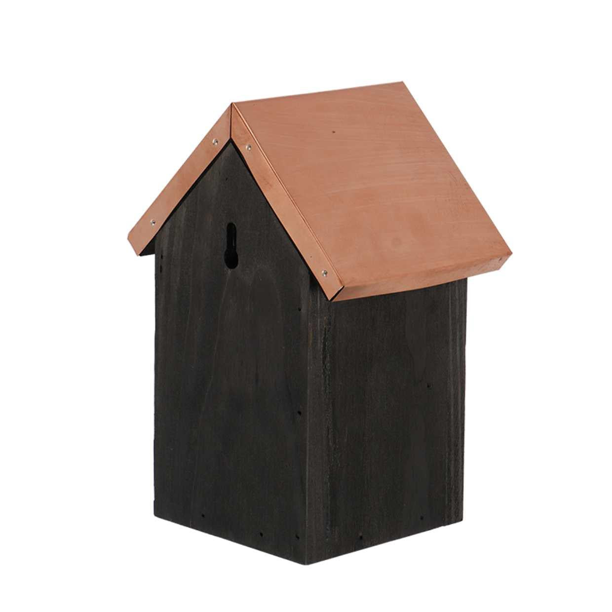 Birdhouse Wren - Nesting Box Black Copper